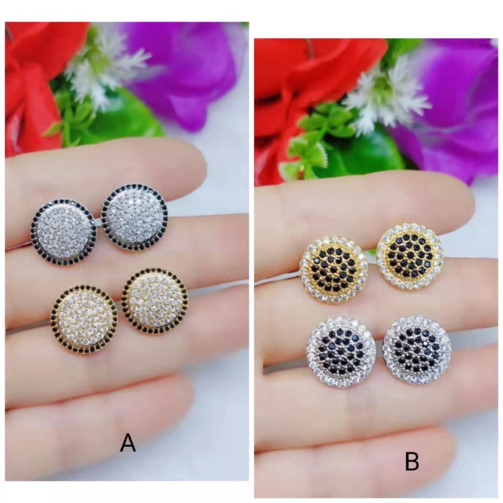 Anting Xuping Permata Full Lapis Emas Perhiasan A,B