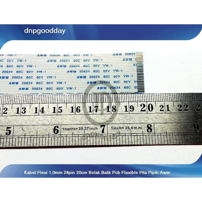 

Kabel Flexi 1,0Mm 24Pin 20Cm Bolak Balik Pcb Flexible Pita Pipih Awm Dnpgood11 Murah