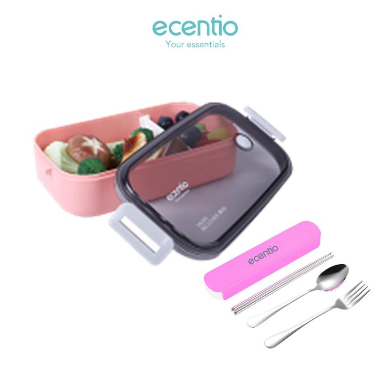 ECENTIO LUNCH BOX KOTAK MAKAN SET TAS BEKAL MURAH 3 PCS/SET 800ML KOTAK MAKAN/PORTABEL TAS BEKAL TER