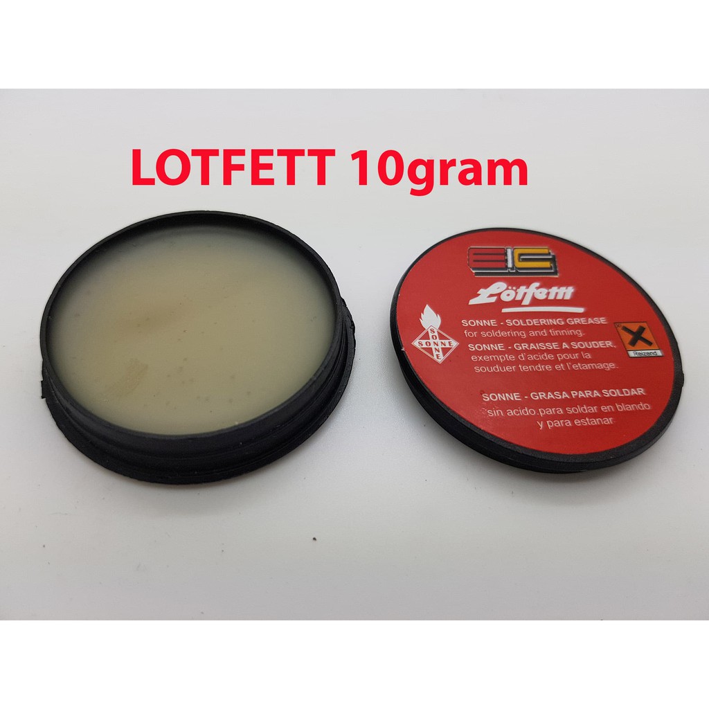 Pasta Solder LOTFETT 10gr Pasta Solder Timah 10 Gram Minyak Solder Timah Lotfett