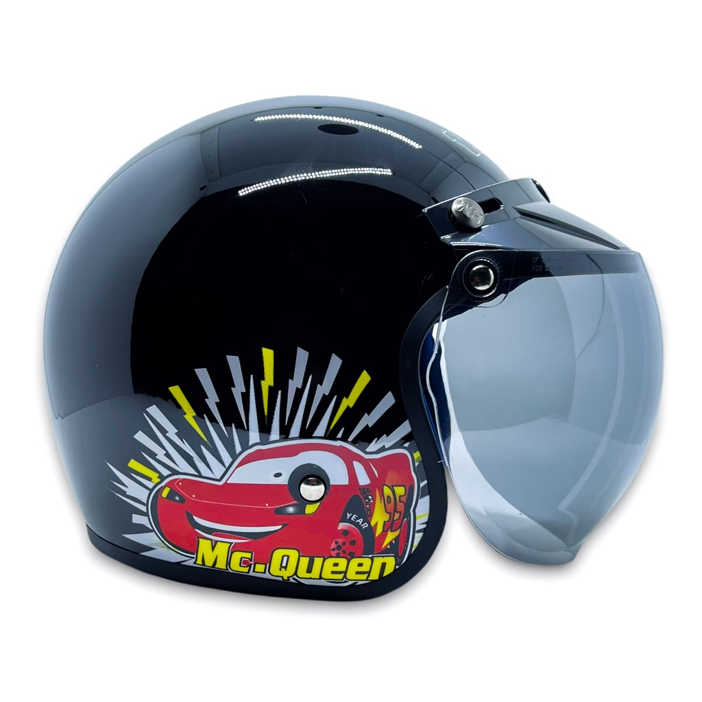 Helm Anak WTO Semi Retro - Mc Queen