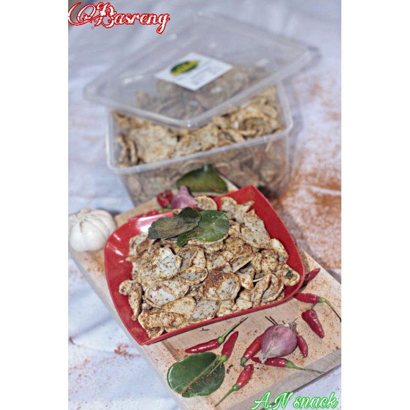 

Basreng (baso goreng) daun jeruk 250 gram