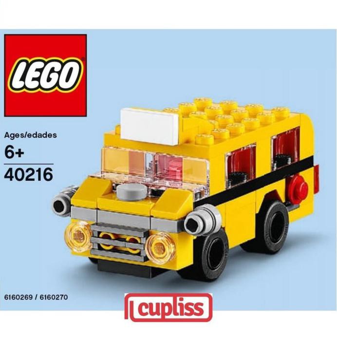 

lego polybag 40216 monthly mini model school bus sry77