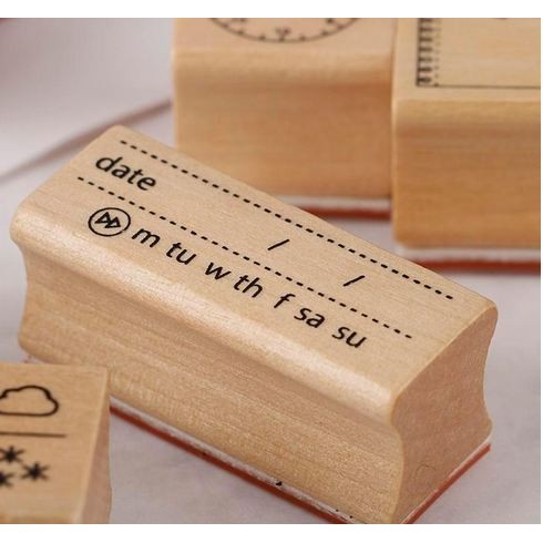 Wooden Stamp - Life Activity Series