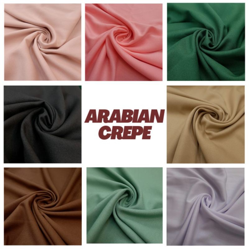 Kain Arabian Crepe Arabian Crepe Premium Kain Arabian Termurah Shopee Indonesia