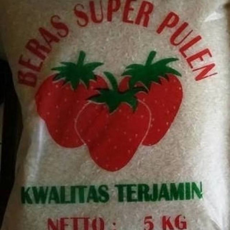 

BERAS SUPER STRAWBERRY 5 KG/BERAS PUTIH/BERAS PUNEL/BERAS MURAH/BERAS SEHAT