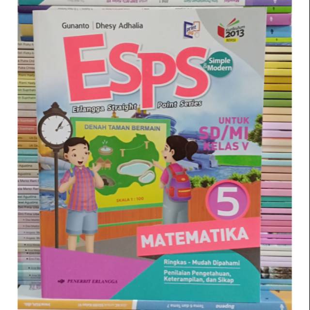 Buku ESPS Matematika kelas 5 SD/MI Erlangga | Shopee Indonesia