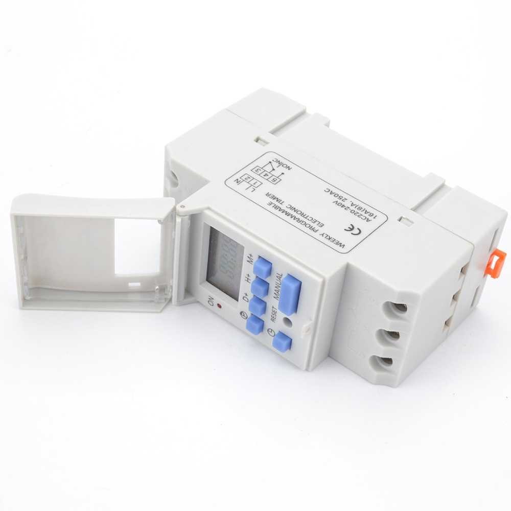 Hot Promo ! Taffware Timer Programmable Time Switch Relay 16A 220V 2000W - THC15A