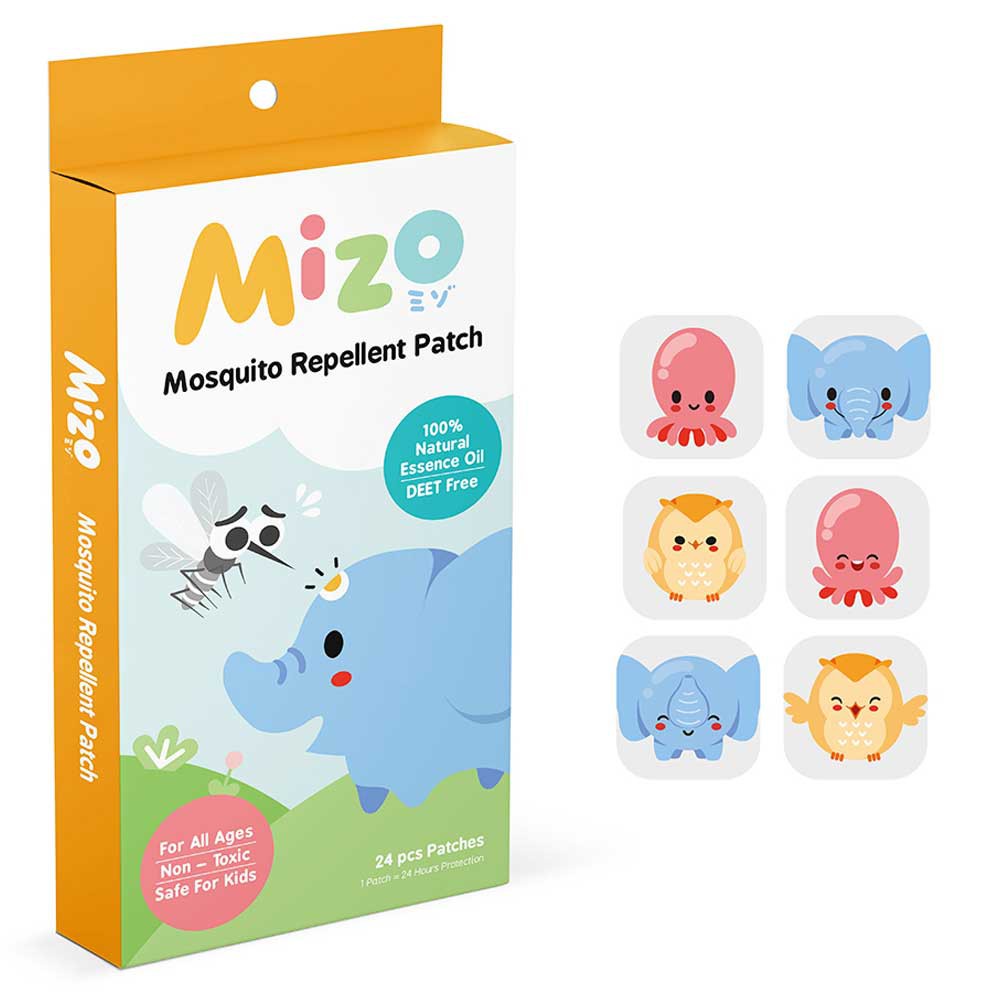 MIZO Mosquito Repellent Sticker Patch 24 Pcs - Sticker Anti Nyamuk