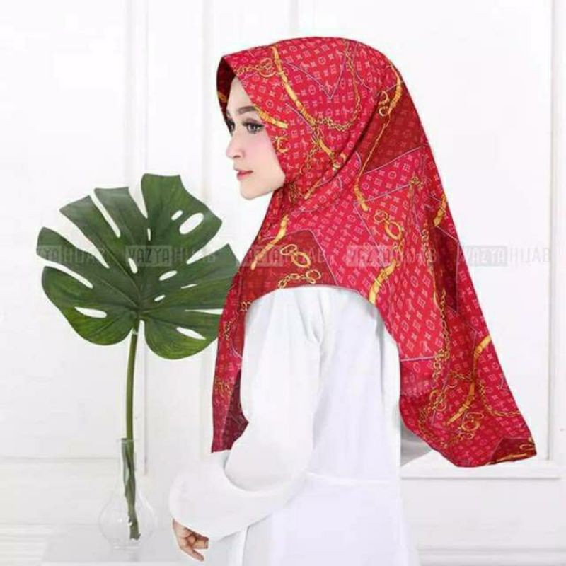 hijab LV Rantai