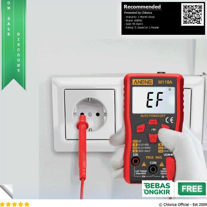 ANENG Digital Multimeter Voltage Tester - M118A