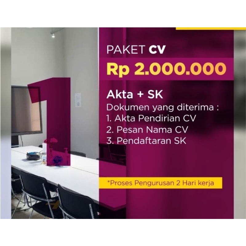 

PROMO OKTOBER PENDIRIAN CV