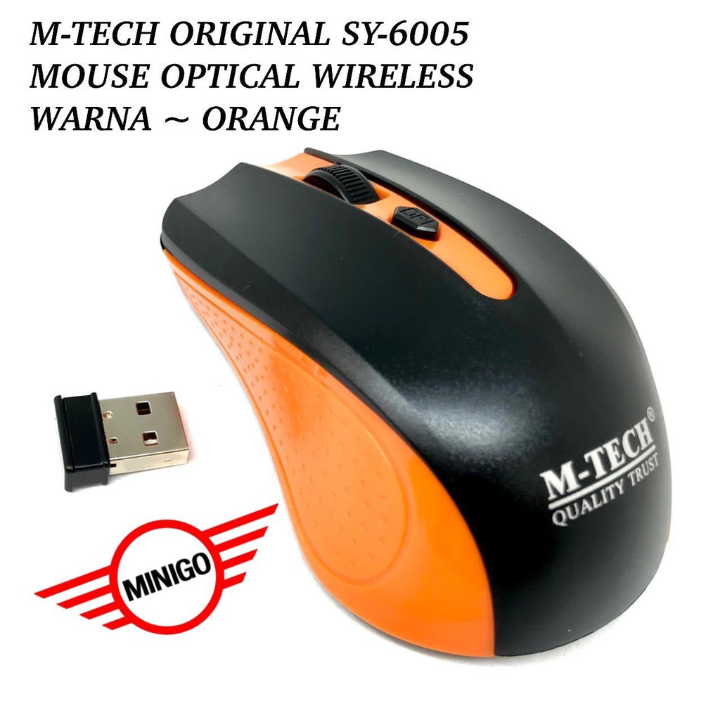 New~ Mouse Wireless M-Tech SY-6005 2.4Ghz