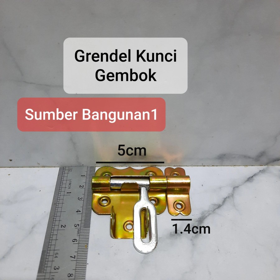 Grendel pintu gembok selot over vall overpal kunci geser
