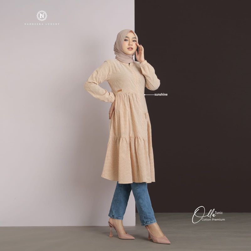 OLLA TUNIC BY NADHEERA LUXURY // PAKAIAN ATASAN WANITA // NEW PRODUCT