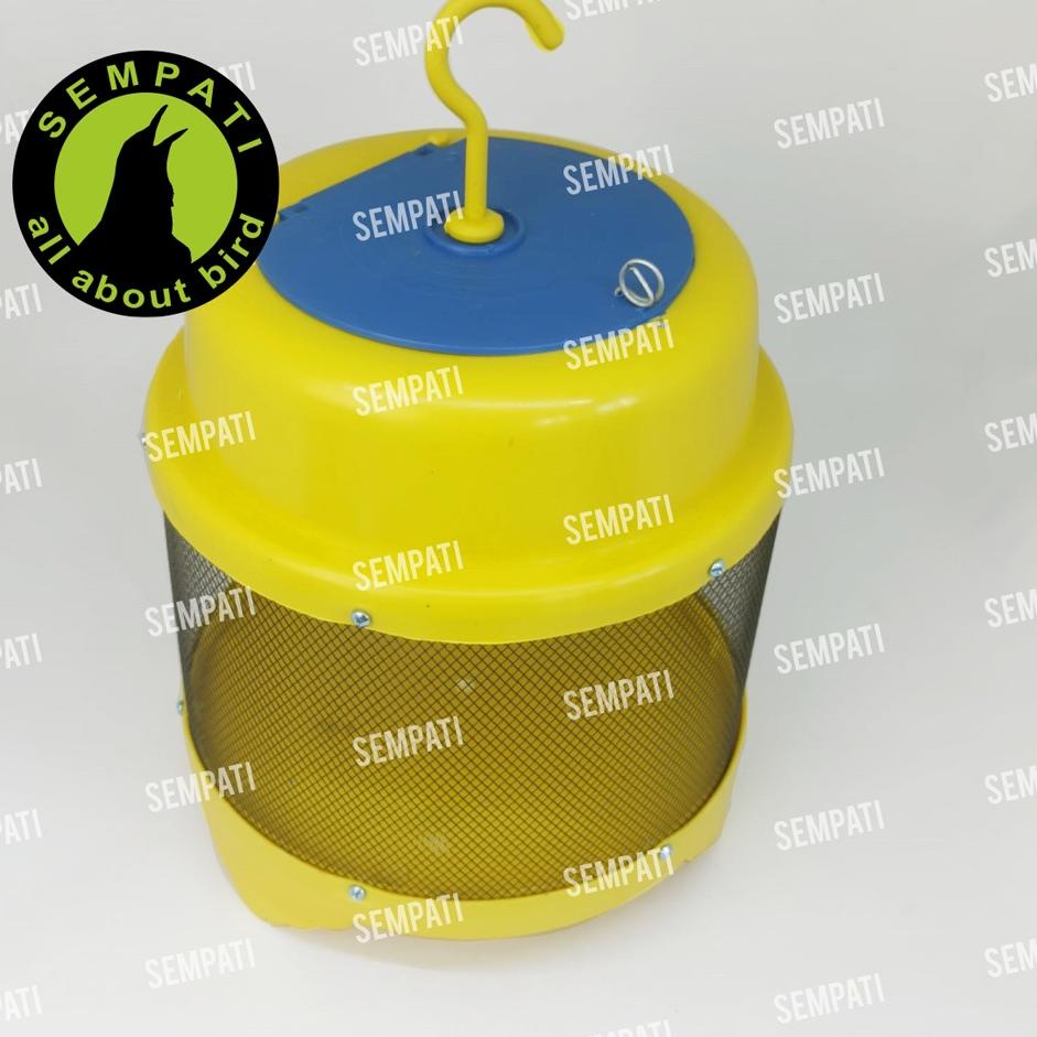 Y80 Kandang Jangkrik Bulat Wadah Ternak Breeding Jangkrik Sangkar Plastik Kotak Jangkrik Ulat Belala