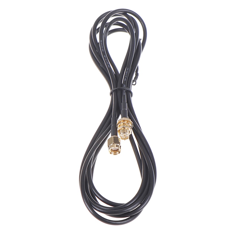 &lt; E2id &amp; &gt; 1PC Kabel extension Antena router WiFi RG174 RP-SMA male Ke female Panjang 1m