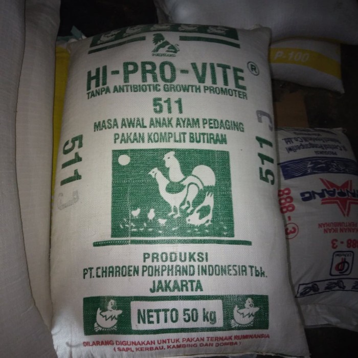 TERBARU PAKAN AYAM 511 50KG