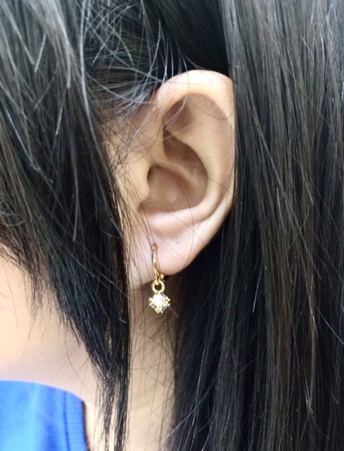 Anting wanita // anting bola permata // anting jurai //anting pengganti emas // anting