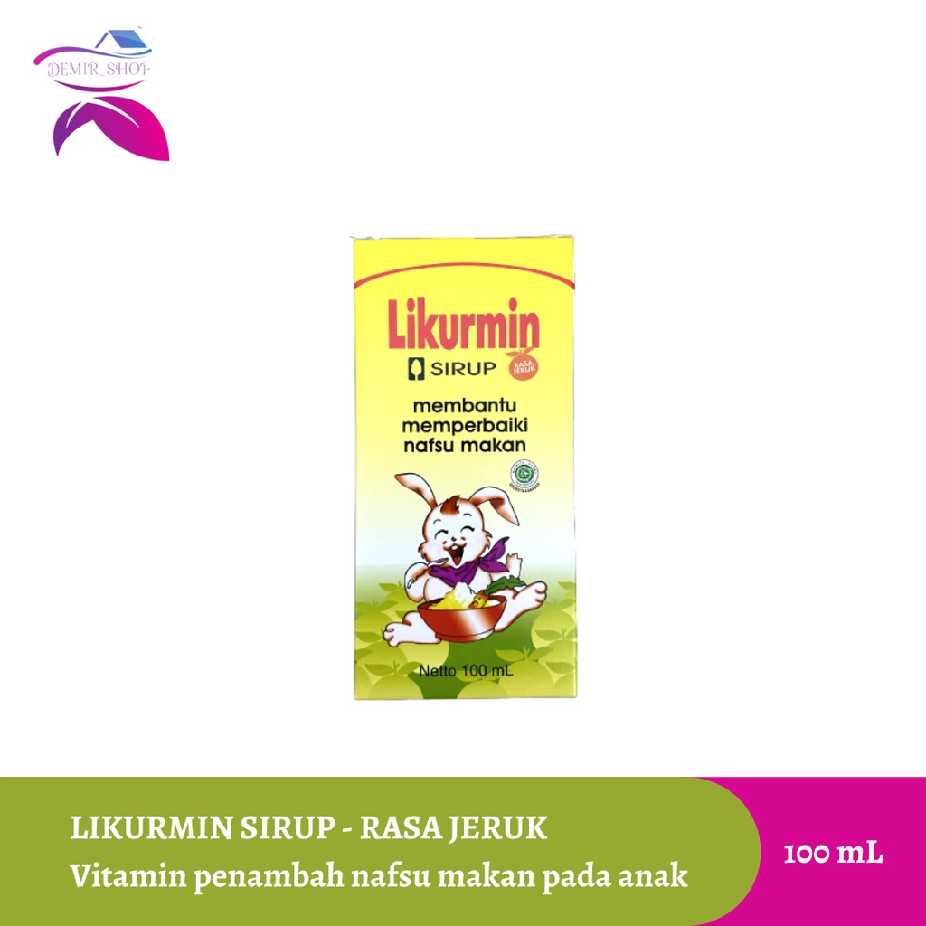 Likurmin Sirup - Suplemen Penambah Nafsu Makan Anak