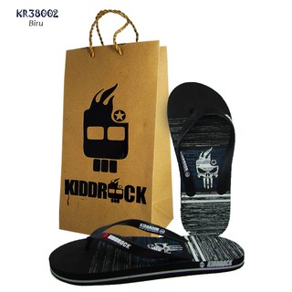  Sandal  Jepit Distro  Motif Kiddrock Size 38 43 KR38002 