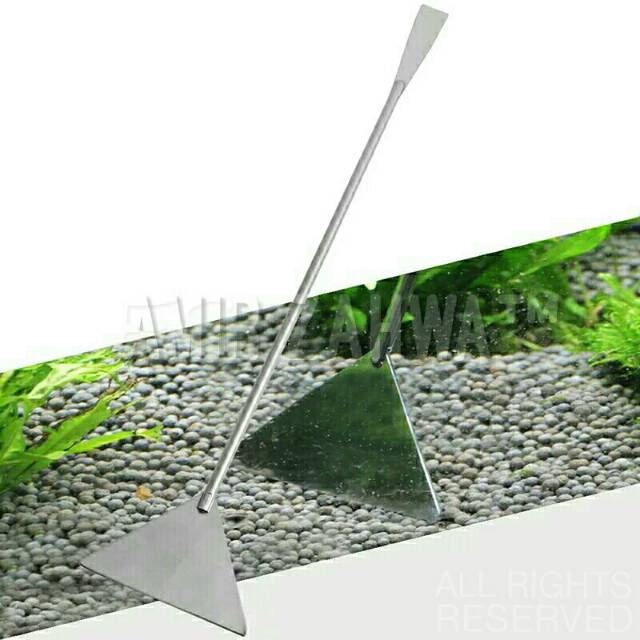 SAND SCRAPER STAINLESS STEEL scaper skaper skreper pasir aquascape