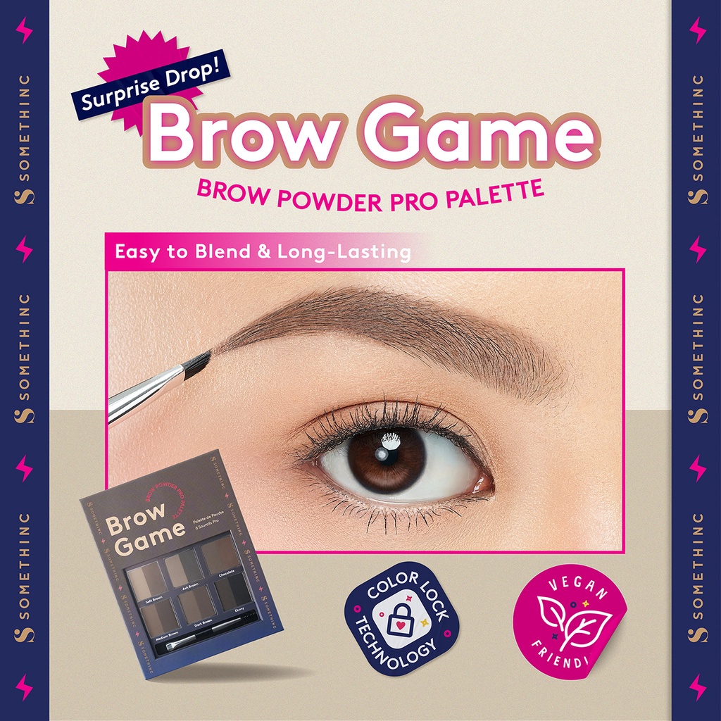 SOMETHINC Brow Game Eyebrow Powder Pro Palette