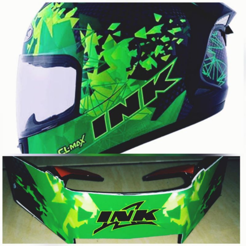 spoiler helm ink cl max seri 6 green fluo