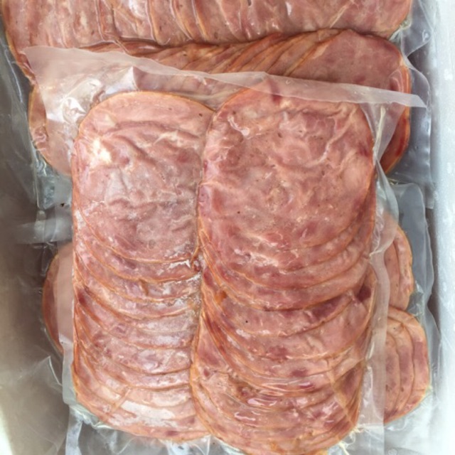 

Smooked pork ham slice 1kg