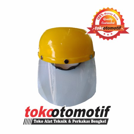 Faceshield + Visor ( Top Quality ) Pelindung Wajah / Topeng Masak