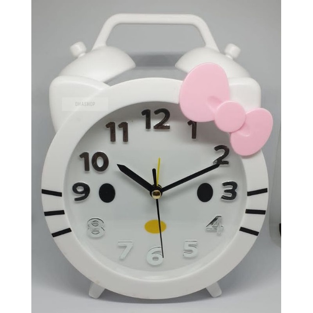 Dhashop - Jam meja Weker Alarm Clock Karakter Doraemon, Hellokitty, &amp; Minion