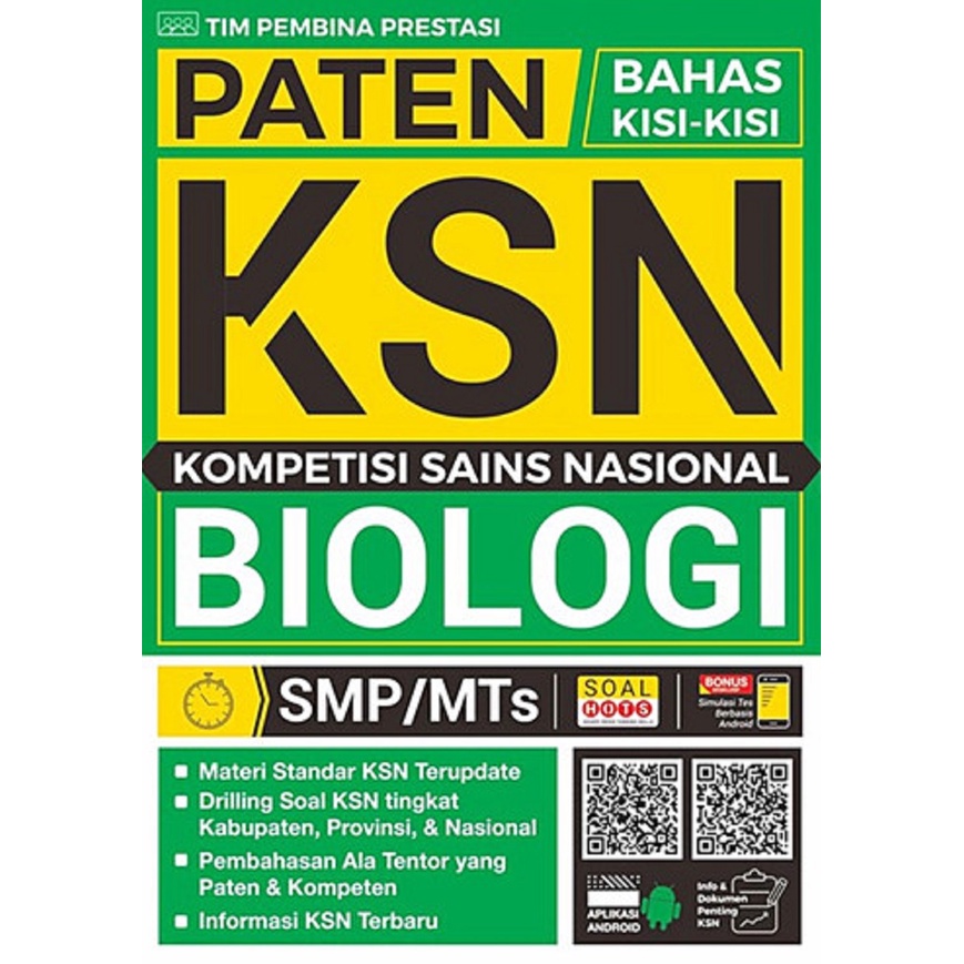 Paten Bahas Kisi-Kisi KSN Matematika, Fisika, Biologi & IPS SMP Kelas 7, 8, 9-Biologi