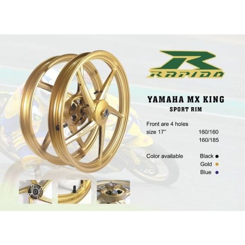 Velg Rapido 1.60/1.60 Mx King Exciter Original