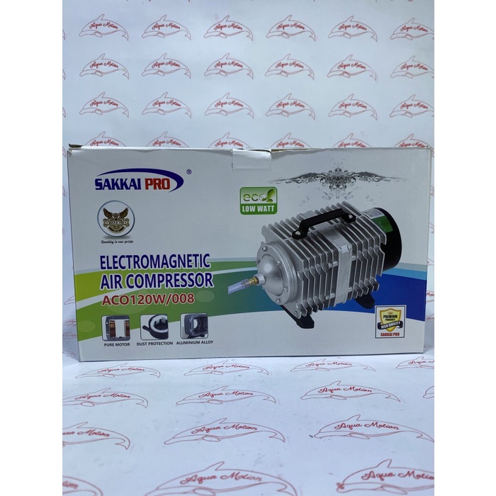 Pompa Aerator Aquarium Kolam Terpal Air Compressor SAKKAI PRO ACO 008