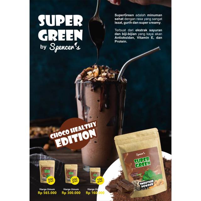 

Super green choco healty