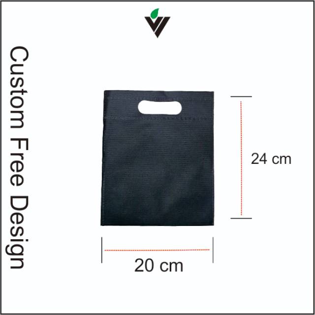 

Tas Spundbond | Custom Free Design | Harga sudah plus sablon | Ukuran 20x24 Cm TLO