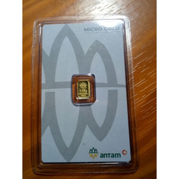 LOGAM MULIA ANTAM X HARTADINATA 0.25 GRAM 24 KRAT