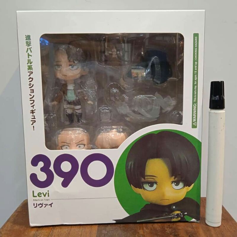 nendoroid mainan action figureNendo levi recastNendoroid 390Levi ackermanAttack on titan
Tinggi 3 in