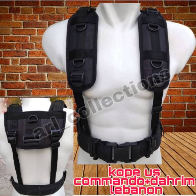 Kopel us commando+dahrim lebanon satu set / kopel dahrim tactical military outdoor