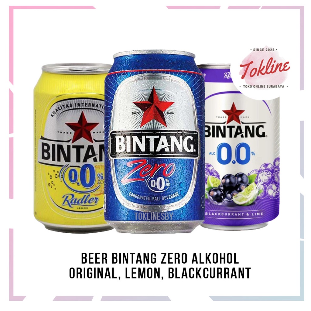 Jual BINTANG BEER RADLER ZERO ALKOHOL 330 ml 12 kaleng Shopee Indonesia