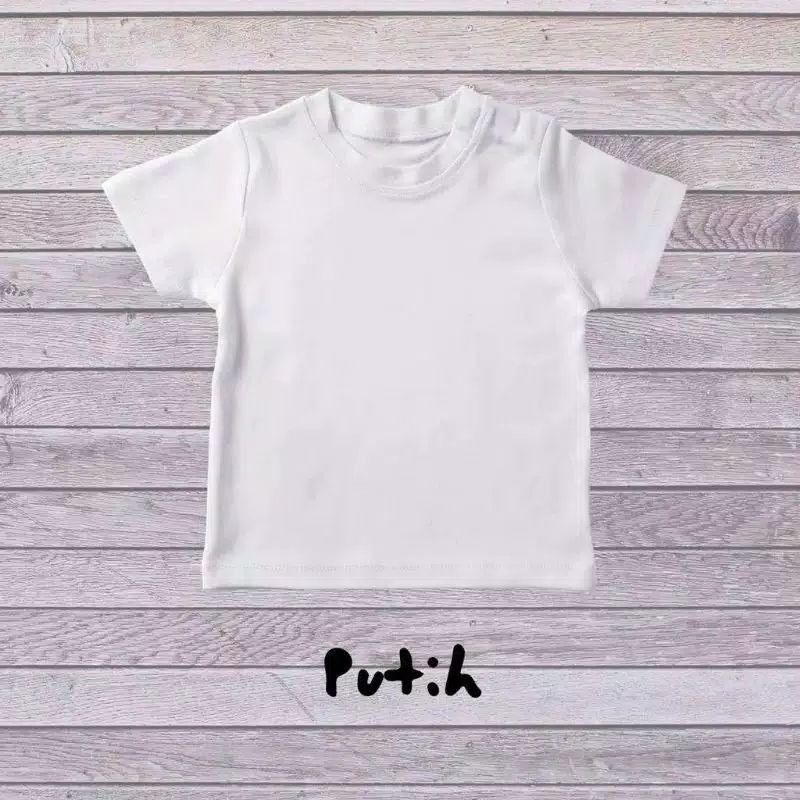 KAOS POLOS Bayi Premium TERBARU.. (SNI)