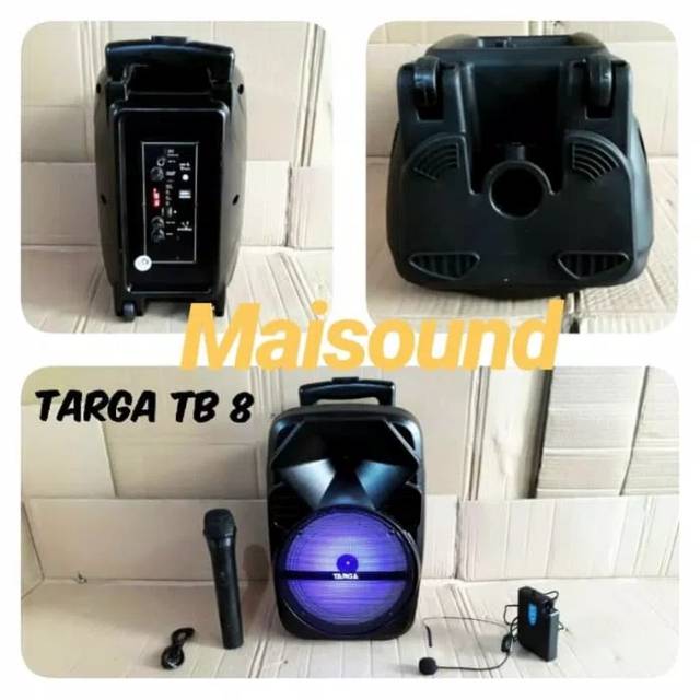 SPEAKER PORTABLE TARGA TB8 WIRELESS TARGA TB 8 INCH