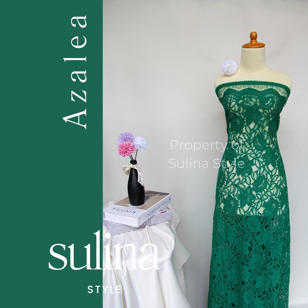 Sulina Style - Kain Kebaya Semi Prancis Full Cotton Azalea