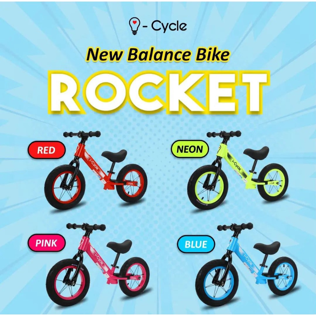 PUSH BIKE I CYCLE ROCKET BALANCE BIKE ANAK