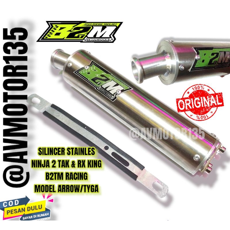 Silincer knalpot 2 tak universal original b2tm silincer ninja silincer rx king