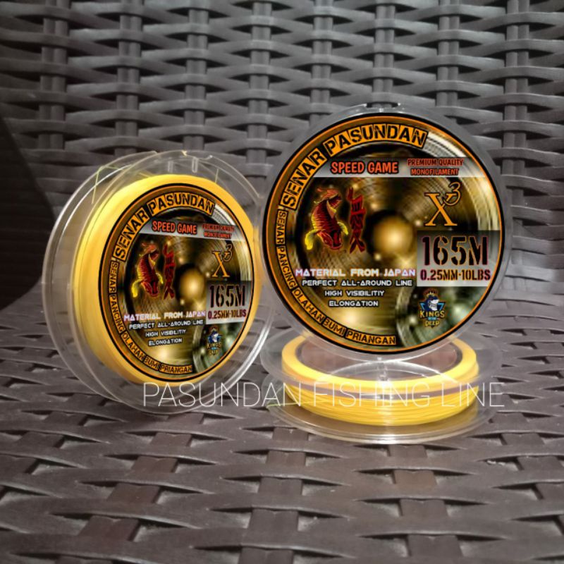 senar pancing Pasundan, senar pancing tidak keriting, senar pancing mudah tenggelam,senar pancing ti