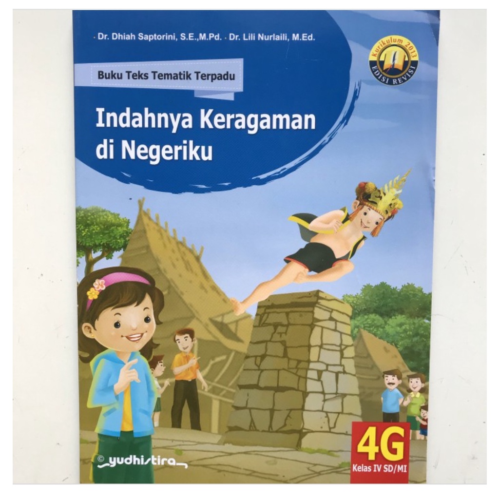 Buku Teks Tematik Yudhistira SD 4 G Keragaman