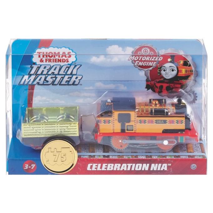 DIECAST MATTEL, THOMAS & FRIENDS TRACKMASTER CELEBRATION MOTORIZED - NIA STOK TERBATAS