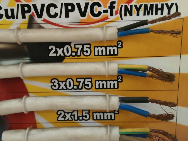 Kabel Serabut NYMHY / NYYHY 2x0,75mm x 50M KITANI (Standar SNI-LMK)