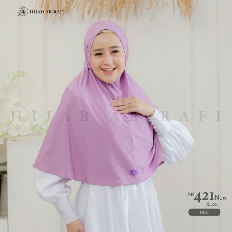Arrafi hijab jilbab instan AR 421 new-Lilac